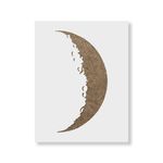 Casa si Gradina - Decoratiuni - DIY - Sabloane decorative pereti - Sablon Perete vopsire, tencuiala 0.7mm Crescent Moon Refolosibil, model MXSP7198, 1000 x 1000 mm - Infinity.ro