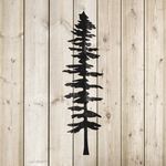 Casa si Gradina - Decoratiuni - DIY - Sabloane decorative pereti - Sablon Perete vopsire, tencuiala 0.7mm Tall Fir Tree Stencil Refolosibil, model MXSP7164, 300 x 300 mm - Infinity.ro