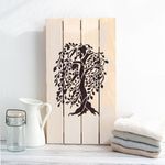 Casa si Gradina - Decoratiuni - DIY - Sabloane decorative pereti - Sablon Perete vopsire, tencuiala 0.7mm Willow Tree Refolosibil, model MXSP7183, 400 x 400 mm - Infinity.ro