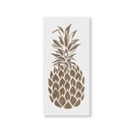 Casa si Gradina - Decoratiuni - DIY - Sabloane decorative pereti - Sablon Perete vopsire, tencuiala 0.7mm Pineapple Stencil Refolosibil, model MXSP7166, 200 x 200 mm - Infinity.ro
