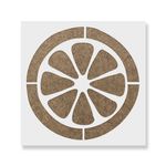Casa si Gradina - Decoratiuni - DIY - Sabloane decorative pereti - Sablon Perete vopsire, tencuiala 0.7mm Lemon Refolosibil, model MXSP7193, 100 x 100 mm - Infinity.ro