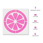 Casa si Gradina - Decoratiuni - DIY - Sabloane decorative pereti - Sablon Perete vopsire, tencuiala 0.7mm Lemon Refolosibil, model MXSP7193, 400 x 400 mm - Infinity.ro