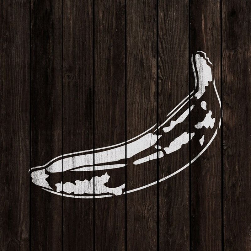 Casa si Gradina - Decoratiuni - DIY - Sabloane decorative pereti - Sablon Perete vopsire, tencuiala 0.7mm Banana Refolosibil, model MXSP7201, 1000 x 1000 mm - Infinity.ro
