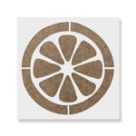 Casa si Gradina - Decoratiuni - DIY - Sabloane decorative pereti - Sablon Perete vopsire, tencuiala 0.7mm Lemon Refolosibil, model MXSP7193, 900 x 900 mm - Infinity.ro