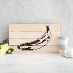 Casa si Gradina - Decoratiuni - DIY - Sabloane decorative pereti - Sablon Perete vopsire, tencuiala 0.7mm Banana Refolosibil, model MXSP7201, 300 x 300 mm - Infinity.ro