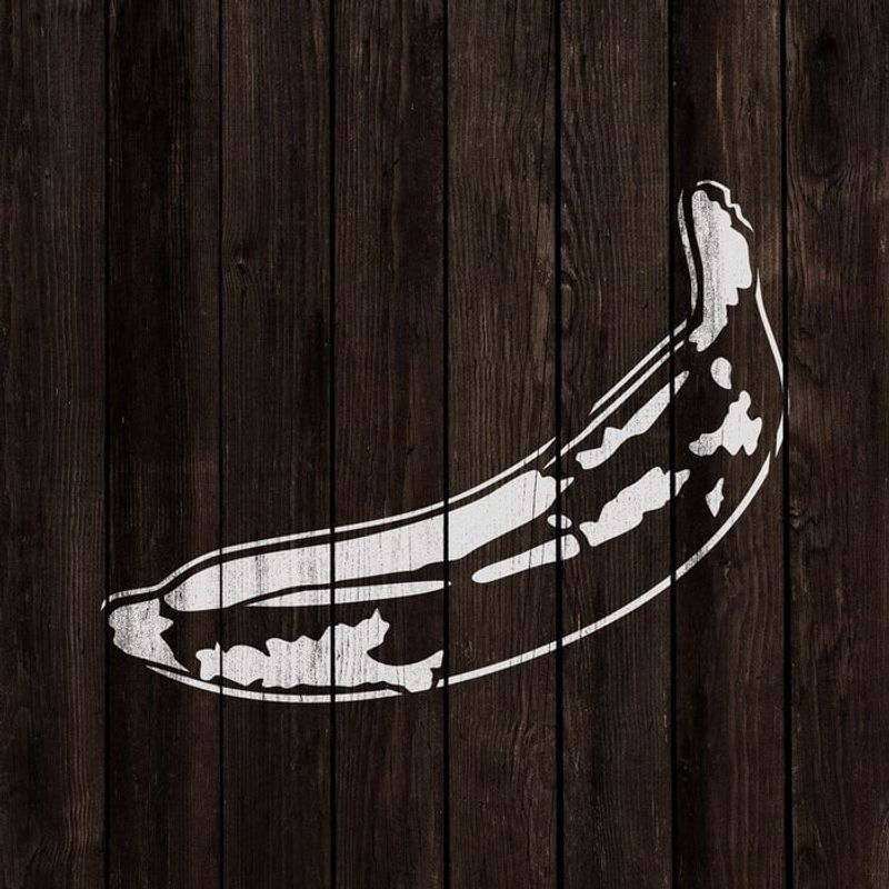 Casa si Gradina - Decoratiuni - DIY - Sabloane decorative pereti - Sablon Perete vopsire, tencuiala 0.7mm Banana Refolosibil, model MXSP7201, 900 x 900 mm - Infinity.ro