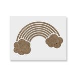 Casa si Gradina - Decoratiuni - DIY - Sabloane decorative pereti - Sablon Perete vopsire, tencuiala 0.7mm Rainbow Refolosibil, model MXSP7195, 500 x 500 mm - Infinity.ro