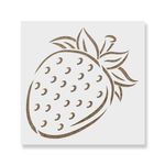 Casa si Gradina - Decoratiuni - DIY - Sabloane decorative pereti - Sablon Perete vopsire, tencuiala 0.7mm Strawberry Refolosibil, model MXSP7202, 800 x 800 mm - Infinity.ro