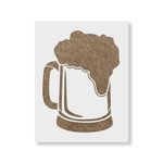 Casa si Gradina - Decoratiuni - DIY - Sabloane decorative pereti - Sablon Perete vopsire, tencuiala 0.7mm Beer Mug Refolosibil, model MXSP7213, 100 x 100 mm, 0.70mm - Infinity.ro
