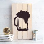 Casa si Gradina - Decoratiuni - DIY - Sabloane decorative pereti - Sablon Perete vopsire, tencuiala 0.7mm Beer Mug Refolosibil, model MXSP7213, 1000 x 1000 mm, 0.70mm - Infinity.ro