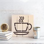 Casa si Gradina - Decoratiuni - DIY - Sabloane decorative pereti - Sablon Perete vopsire, tencuiala 0.7mm Coffee Cup Refolosibil, model MXSP7214, 100 x 100 mm, 0.70mm - Infinity.ro