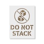 Casa si Gradina - Decoratiuni - DIY - Sabloane decorative pereti - Sablon Perete vopsire, tencuiala 0.7mm Do Not Stack Refolosibil, model MXSP7223, 300 x 300 mm, 0.70mm - Infinity.ro
