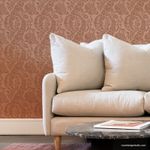 Casa si Gradina - Decoratiuni - DIY - Sabloane decorative pereti - Sablon Perete vopsire, tencuiala dimensiune 900x600 x mm grosime 0,7mm Saxony Damask model MXSP7498 - Infinity.ro
