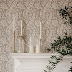 Casa si Gradina - Decoratiuni - DIY - Sabloane decorative pereti - Sablon Perete vopsire, tencuiala dimensiune 900x600 x mm grosime 0,7mm Saxony Damask model MXSP7498 - Infinity.ro