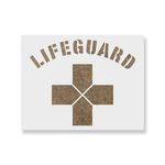 Casa si Gradina - Decoratiuni - DIY - Sabloane decorative pereti - Sablon Perete vopsire, tencuiala 0.7mm Lifeguard Refolosibil, model MXSP7250, 100 x 100 mm, 0.70mm - Infinity.ro