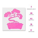 Casa si Gradina - Decoratiuni - DIY - Sabloane decorative pereti - Sablon Perete vopsire, tencuiala 0.7mm Bonsai Tree Refolosibil, model MXSP7194, 200 x 200 mm - Infinity.ro