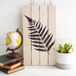 Casa si Gradina - Decoratiuni - DIY - Sabloane decorative pereti - Sablon Perete vopsire, tencuiala 0.7mm Ferns Stencil Refolosibil, model MXSP7172, 300 x 300 mm - Infinity.ro
