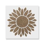Casa si Gradina - Decoratiuni - DIY - Sabloane decorative pereti - Sablon Perete vopsire, tencuiala 0.7mm Sunflower Stencil Refolosibil, model MXSP7165, 300 x 300 mm - Infinity.ro