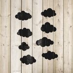 Casa si Gradina - Decoratiuni - DIY - Sabloane decorative pereti - Sablon Perete vopsire, tencuiala 0.7mm Clouds Refolosibil, model MXSP7190, 300 x 300 mm - Infinity.ro
