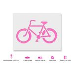Casa si Gradina - Decoratiuni - DIY - Sabloane decorative pereti - Sablon Perete vopsire, tencuiala 0.7mm Bike Refolosibil, model MXSP7212, 300 x 300 mm, 0.70mm - Infinity.ro