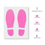 Casa si Gradina - Decoratiuni - DIY - Sabloane decorative pereti - Sablon Perete vopsire, tencuiala 0.7mm Footprints Refolosibil, model MXSP7215, 500 x 500 mm, 0.70mm - Infinity.ro