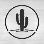 Casa si Gradina - Decoratiuni - DIY - Sabloane decorative pereti - Sablon Perete vopsire, tencuiala 0.7mm Cactus Refolosibil, model MXSP7181, 600 x 600 mm - Infinity.ro