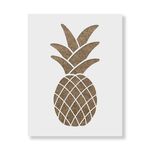 Casa si Gradina - Decoratiuni - DIY - Sabloane decorative pereti - Sablon Perete vopsire, tencuiala 0.7mm Simple Pineapple Refolosibil, model MXSP7197, 700 x 700 mm - Infinity.ro