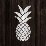Casa si Gradina - Decoratiuni - DIY - Sabloane decorative pereti - Sablon Perete vopsire, tencuiala 0.7mm Simple Pineapple Refolosibil, model MXSP7197, 700 x 700 mm - Infinity.ro