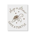 Casa si Gradina - Decoratiuni - DIY - Sabloane decorative pereti - Sablon Perete vopsire, tencuiala 0.7mm Save Sea Turtles Refolosibil, model MXSP7207, 800 x 800 mm - Infinity.ro