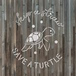 Casa si Gradina - Decoratiuni - DIY - Sabloane decorative pereti - Sablon Perete vopsire, tencuiala 0.7mm Save Sea Turtles Refolosibil, model MXSP7207, 800 x 800 mm - Infinity.ro