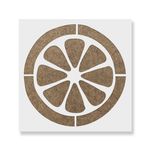 Casa si Gradina - Decoratiuni - DIY - Sabloane decorative pereti - Sablon Perete vopsire, tencuiala 0.7mm Lemon Refolosibil, model MXSP7193, 800 x 800 mm - Infinity.ro