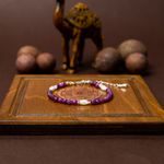 Fashion, accesorii si bijuterii - Femei - Bijuterii femei - Bratari femei - Bratara dama Naveen din pietre naturale de Rubin cu sistem de inchidere din argint 925 - Infinity.ro