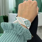 Fashion, accesorii si bijuterii - Femei - Bijuterii femei - Bratari femei - Bratara handmade lata multistrat din margele Miyuki, impletita manual, Amaris - Infinity.ro