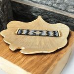 Fashion, accesorii si bijuterii - Femei - Bijuterii femei - Bratari femei - Bratara lata dama aurie cu negru si gri, impletita manual cu margele Miyuki, Charline - Infinity.ro