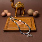 Fashion, accesorii si bijuterii - Femei - Bijuterii femei - Coliere femei - Colier Choker Ravindra din pietre naturale de Safir cu accesorii si sistem de inchidere din argint 925 - Infinity.ro