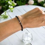 Fashion, accesorii si bijuterii - Femei - Bijuterii femei - Bratari femei - Bratara dama neagra Josephina din Spinel Negru si Hematit cu argint 925 - Infinity.ro