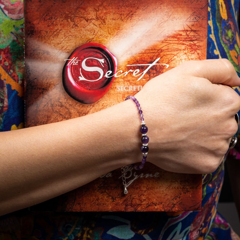 Fashion, accesorii si bijuterii - Femei - Bijuterii femei - Bratari femei - Bratara dama Reena din pietre naturale de Ametist, inchidere si accesorii din argint 925 - Infinity.ro