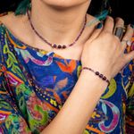 Fashion, accesorii si bijuterii - Femei - Bijuterii femei - Bratari femei - Bratara dama Reena din pietre naturale de Ametist, inchidere si accesorii din argint 925 - Infinity.ro