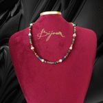 Fashion, accesorii si bijuterii - Femei - Bijuterii femei - Coliere femei - Colier Choker perle naturale Ayana cu cipsuri de scoici colorate si argint 925 - Infinity.ro
