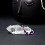 Fashion, accesorii si bijuterii - Femei - Bijuterii femei - Bratari femei - Bratara dama Reena din pietre naturale de Ametist, inchidere si accesorii din argint 925 - Infinity.ro
