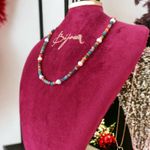 Fashion, accesorii si bijuterii - Femei - Bijuterii femei - Coliere femei - Colier Choker perle naturale Ayana cu cipsuri de scoici colorate si argint 925 - Infinity.ro