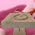 Fashion, accesorii si bijuterii - Femei - Bijuterii femei - Bratari femei - Bratara eleganta dama Jameela din turmalina multicolora Candy cu argint placat cu aur - Infinity.ro