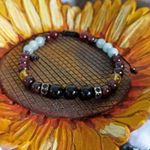 Fashion, accesorii si bijuterii - Barbati - Bijuterii barbati - Bratari barbati - Bratara barbati cristale Benet cu Obsidian, Granat, Citrin, Acvamarin si Hematit - Infinity.ro