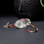 Fashion, accesorii si bijuterii - Femei - Bijuterii femei - Coliere femei - Choker Felicity din turmalina multicolora rondele A++, inchidere din Argint 925 - Infinity.ro