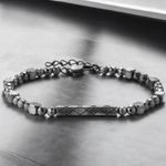 Fashion, accesorii si bijuterii - Barbati - Bijuterii barbati - Bratari barbati - Bratari ajustabile REAMOR pentru barbati in stil retro din otel inoxidabil si hematit - Infinity.ro