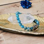 Fashion, accesorii si bijuterii - Barbati - Bijuterii barbati - Bratari barbati - Bratara Barbati pietre naturale Shaan din Apatit si Hematit, margele de 8mm - Infinity.ro
