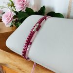 Fashion, accesorii si bijuterii - Femei - Bijuterii femei - Bratari femei - Bratara handmade roz Solene cu snur 3 straturi Miyuki si argint 925 - Infinity.ro