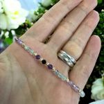 Fashion, accesorii si bijuterii - Femei - Bijuterii femei - Bratari femei - Bratara eleganta dama Salma din fluorit si argint placat cu aur 925 - Infinity.ro