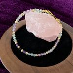 Fashion, accesorii si bijuterii - Femei - Bijuterii femei - Bratari femei - Bratara eleganta dama Salma din fluorit si argint placat cu aur 925 - Infinity.ro
