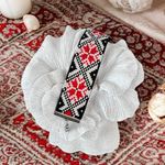 Fashion, accesorii si bijuterii - Femei - Bijuterii femei - Bratari femei - Bratara lata impletita manual cu margele Miyuki cu model traditional romanesc, Adela - Infinity.ro